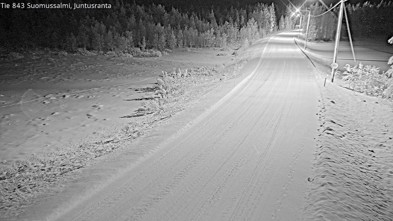 Kelikamerat Kuva Tie 843 Suomussalmi, Juntusranta, Suomussalmi, Kainuu