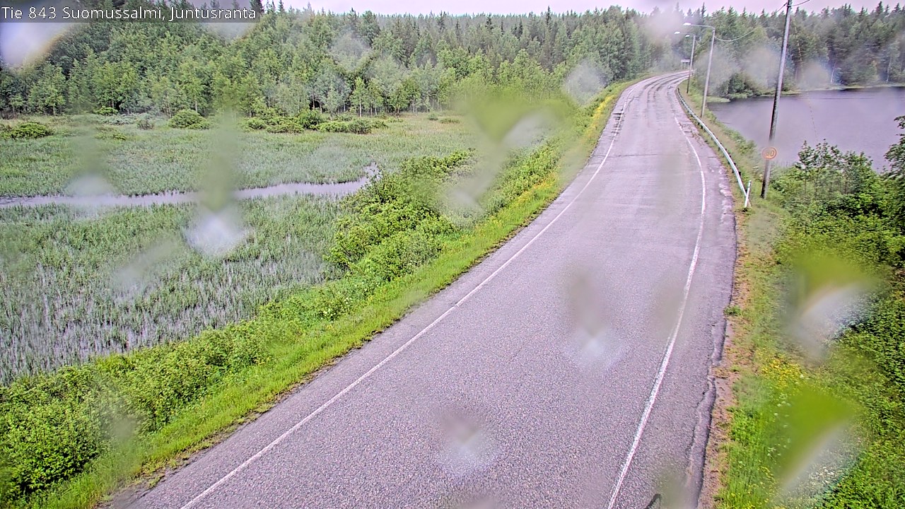 Kelikamerat Kuva Tie 843 Suomussalmi, Juntusranta, Suomussalmi, Kainuu