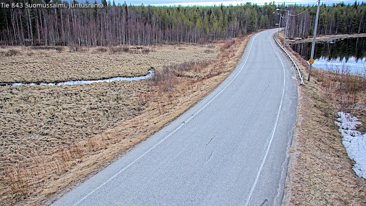 Kelikamerat Kuva Tie 843 Suomussalmi, Juntusranta, Suomussalmi, Kainuu