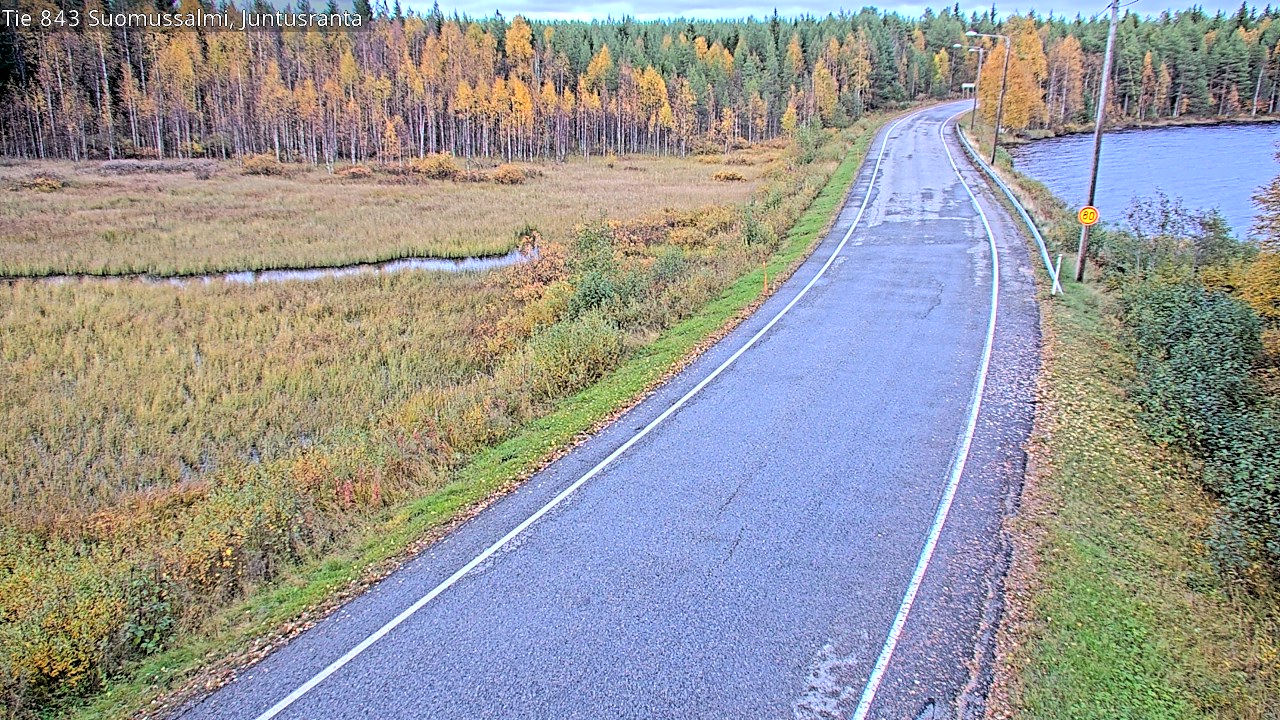 Kelikamerat Kuva Tie 843 Suomussalmi, Juntusranta, Suomussalmi, Kainuu