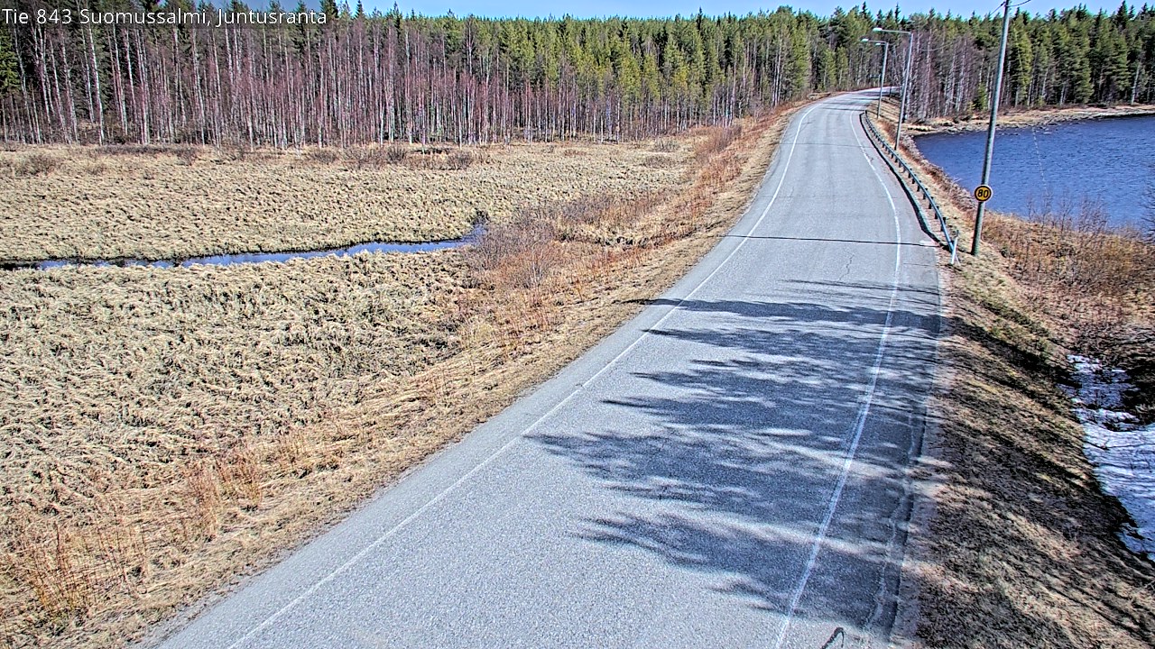 Kelikamerat Kuva Tie 843 Suomussalmi, Juntusranta, Suomussalmi, Kainuu