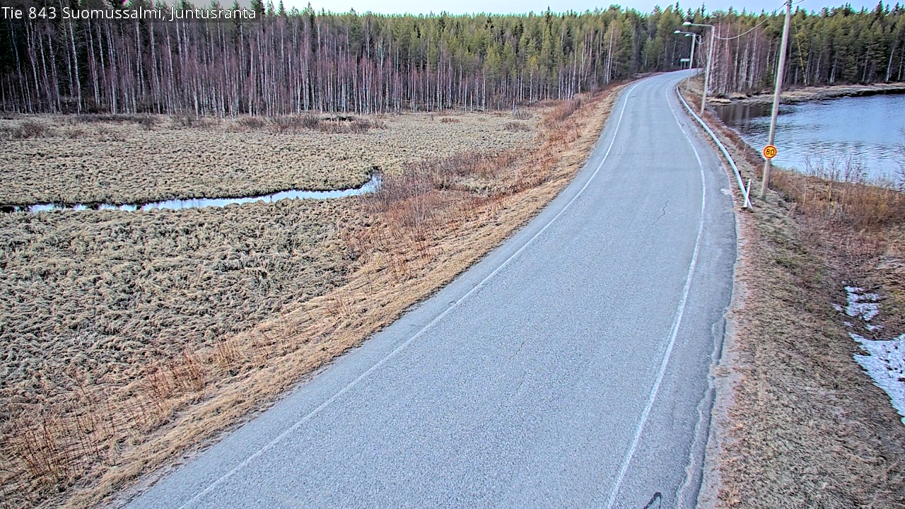 Kelikamerat Kuva Tie 843 Suomussalmi, Juntusranta, Suomussalmi, Kainuu