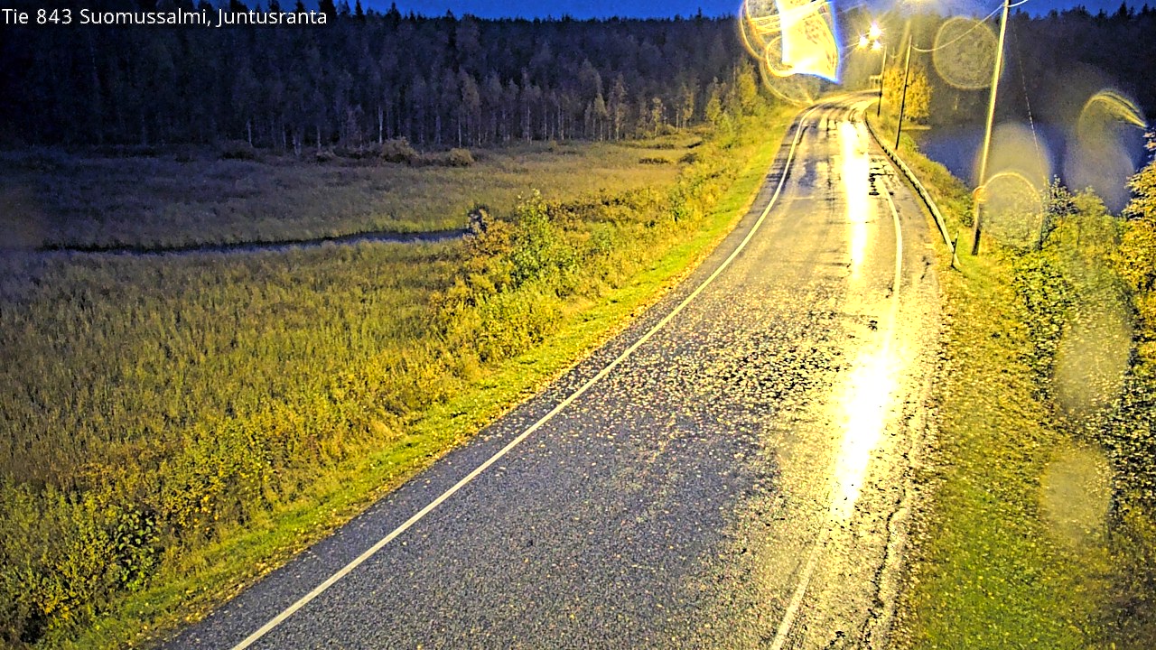 Kelikamerat Kuva Tie 843 Suomussalmi, Juntusranta, Suomussalmi, Kainuu