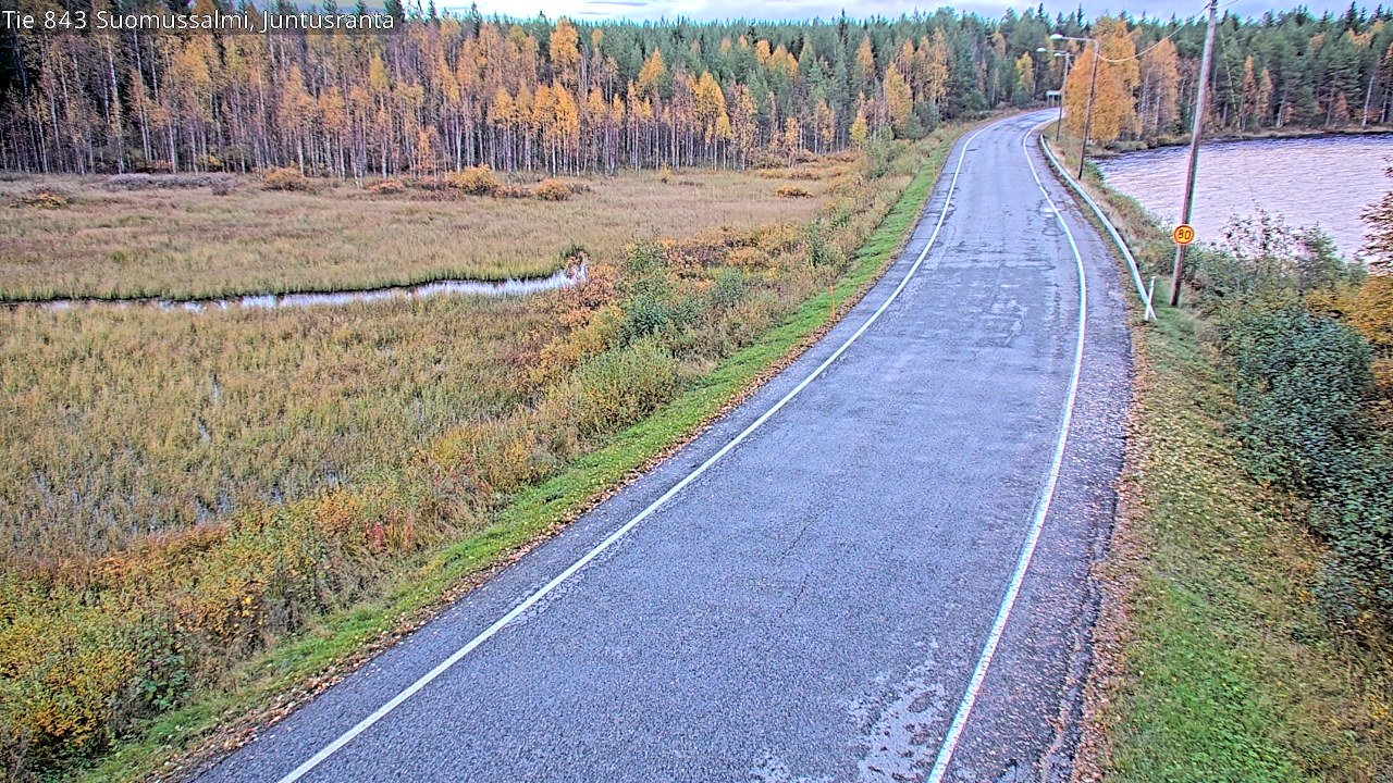Kelikamerat Kuva Tie 843 Suomussalmi, Juntusranta, Suomussalmi, Kainuu