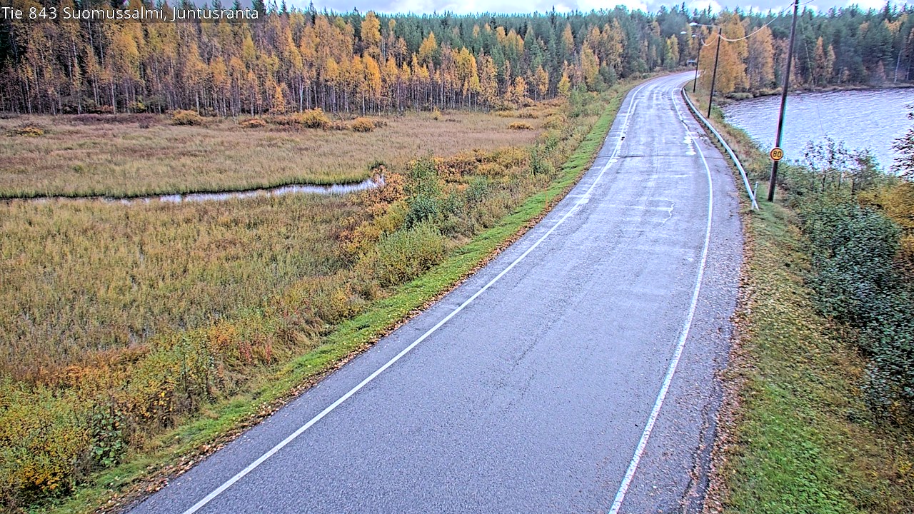 Kelikamerat Kuva Tie 843 Suomussalmi, Juntusranta, Suomussalmi, Kainuu
