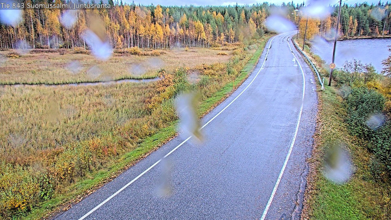 Kelikamerat Kuva Tie 843 Suomussalmi, Juntusranta, Suomussalmi, Kainuu
