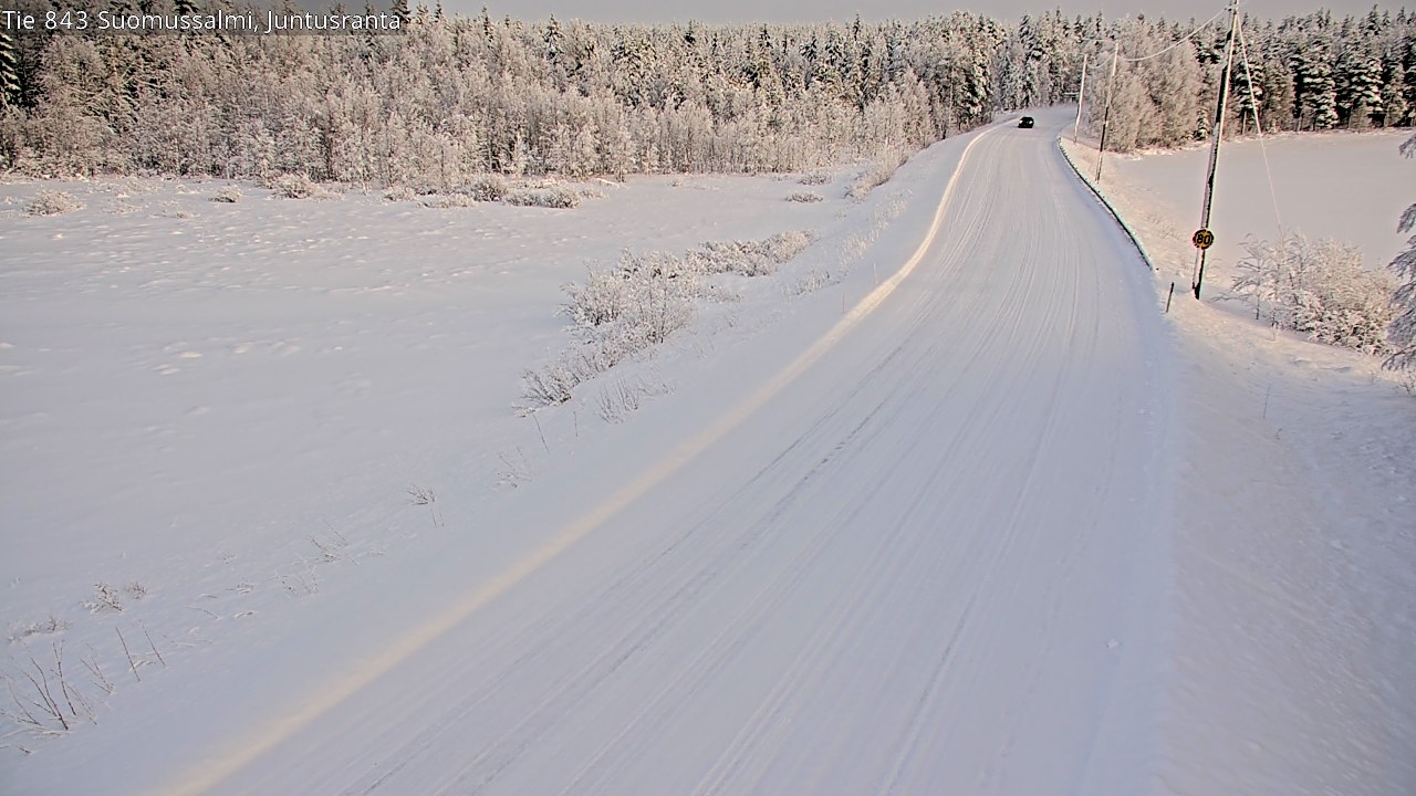 Kelikamerat Kuva Tie 843 Suomussalmi, Juntusranta, Suomussalmi, Kainuu