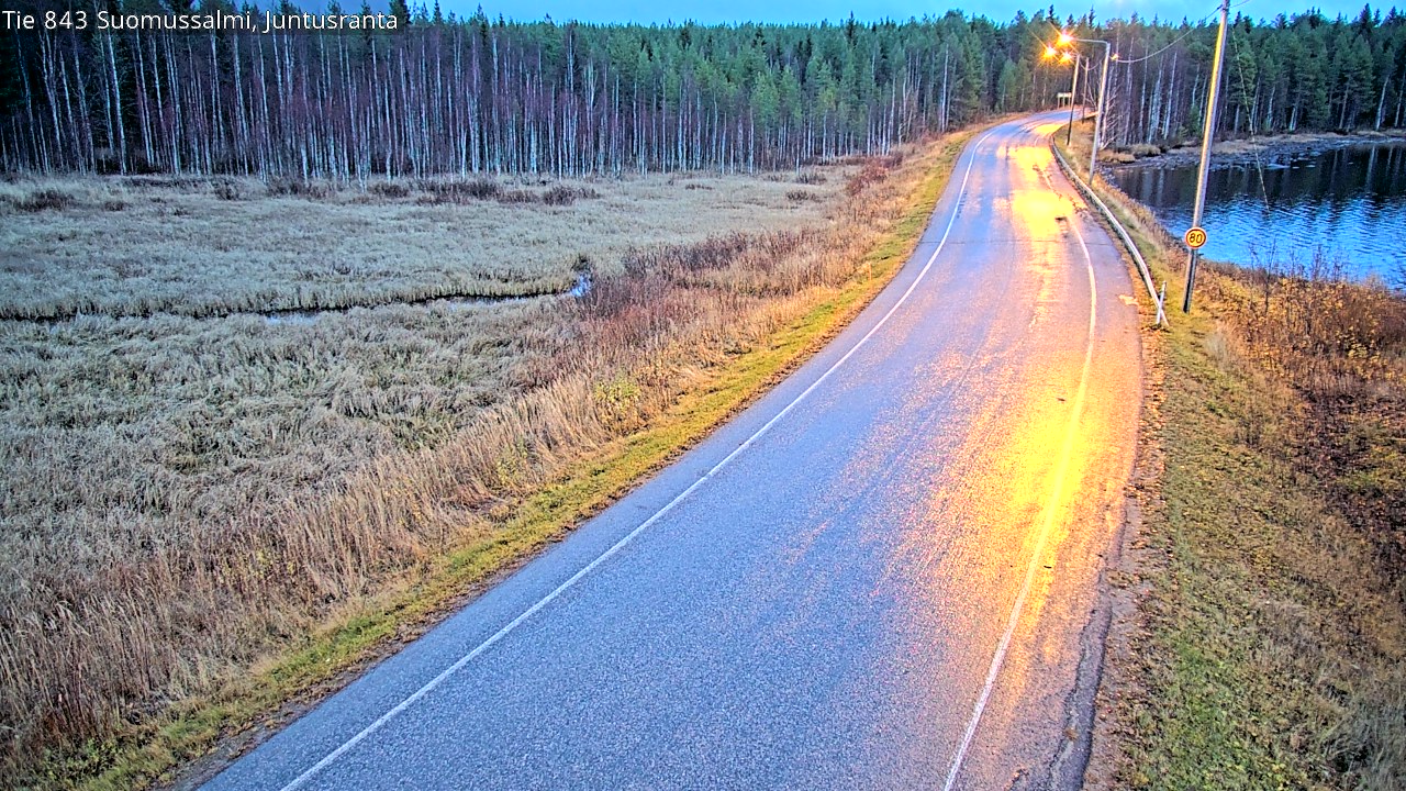 Kelikamerat Kuva Tie 843 Suomussalmi, Juntusranta, Suomussalmi, Kainuu