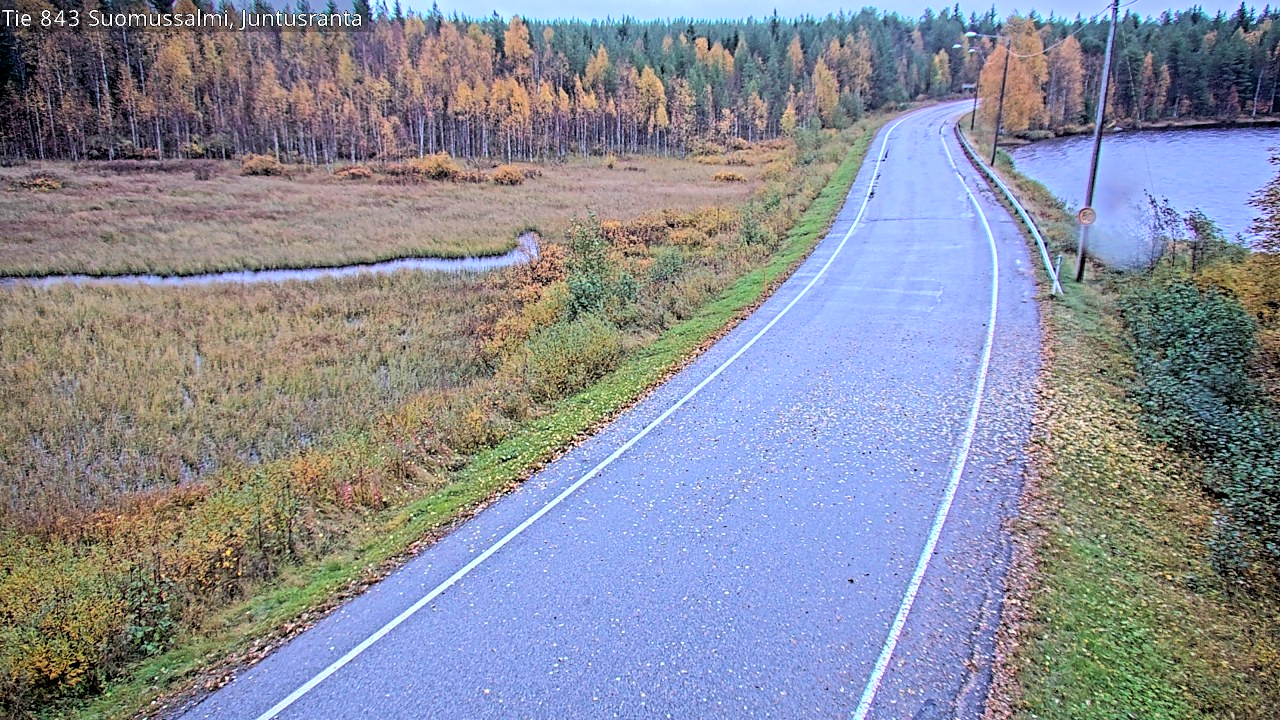 Kelikamerat Kuva Tie 843 Suomussalmi, Juntusranta, Suomussalmi, Kainuu