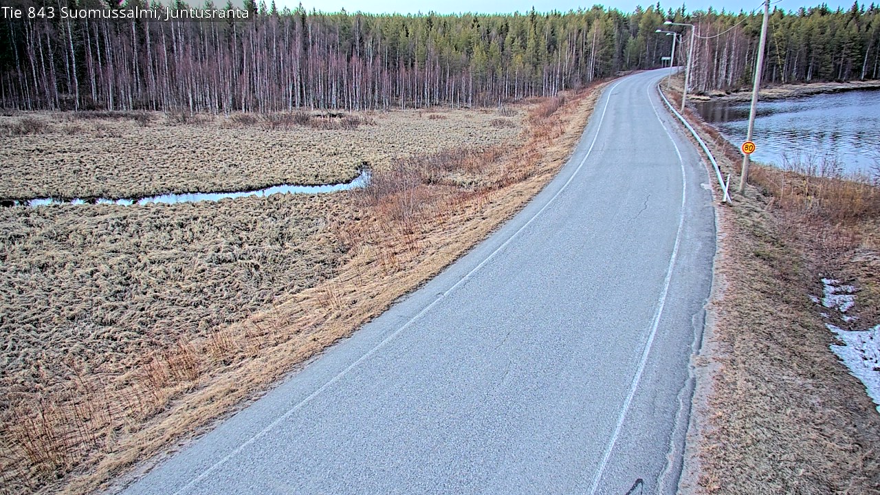 Kelikamerat Kuva Tie 843 Suomussalmi, Juntusranta, Suomussalmi, Kainuu