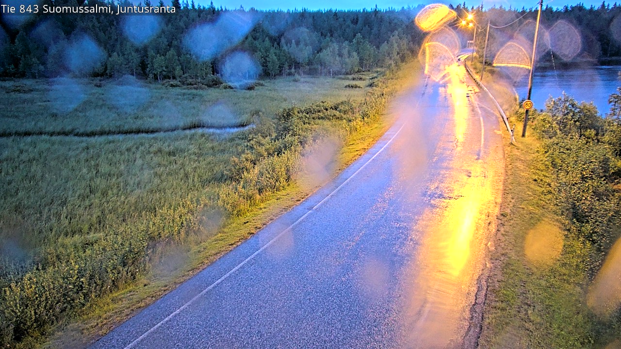 Kelikamerat Kuva Tie 843 Suomussalmi, Juntusranta, Suomussalmi, Kainuu