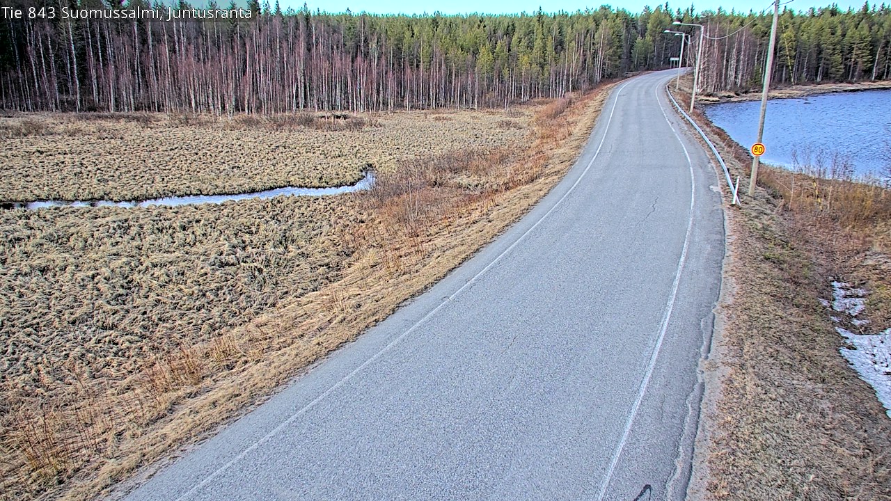 Kelikamerat Kuva Tie 843 Suomussalmi, Juntusranta, Suomussalmi, Kainuu