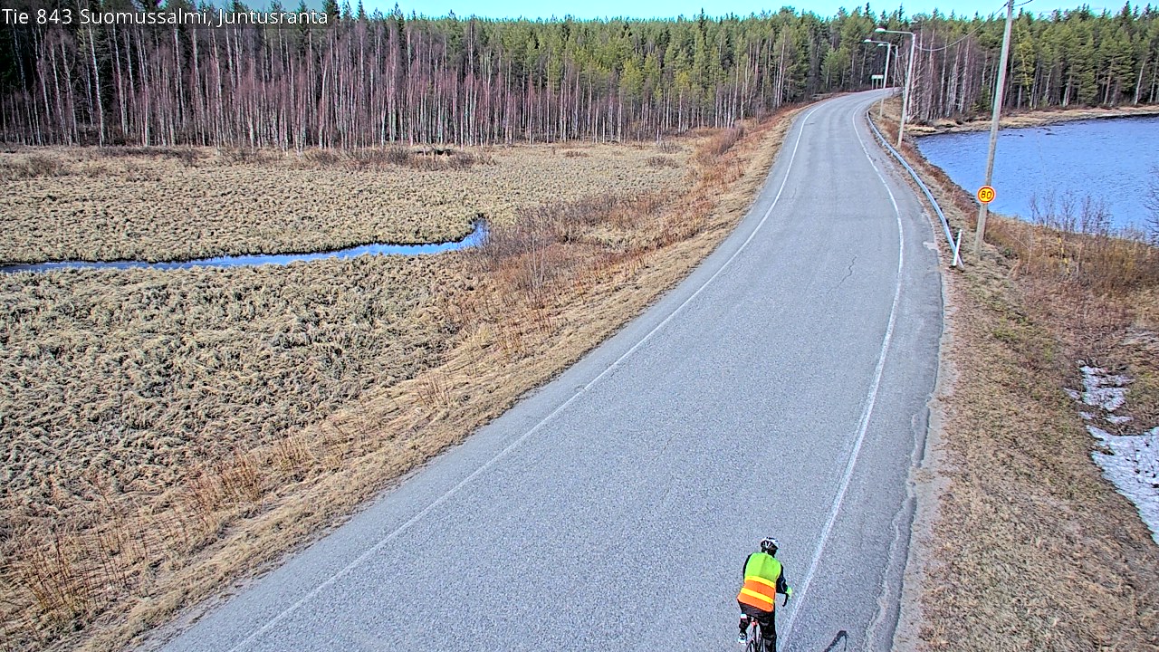 Kelikamerat Kuva Tie 843 Suomussalmi, Juntusranta, Suomussalmi, Kainuu