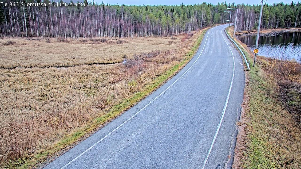 Kelikamerat Kuva Tie 843 Suomussalmi, Juntusranta, Suomussalmi, Kainuu