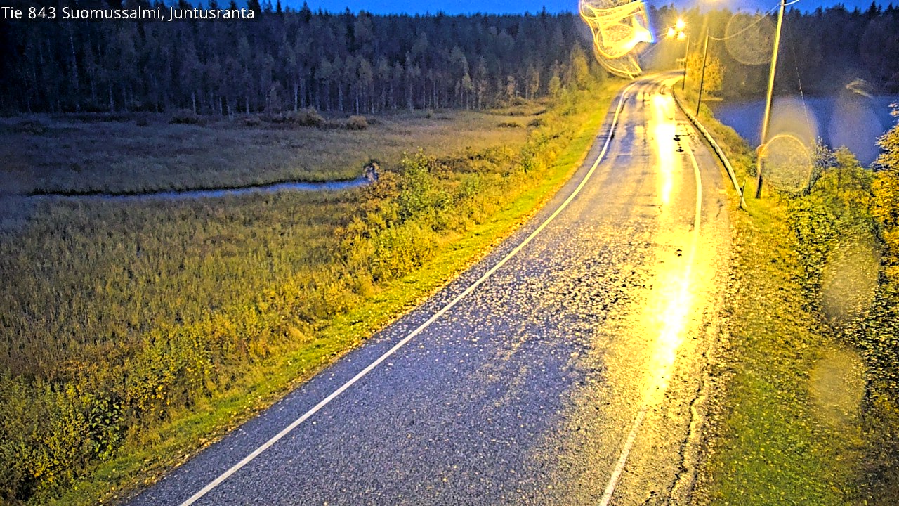 Kelikamerat Kuva Tie 843 Suomussalmi, Juntusranta, Suomussalmi, Kainuu