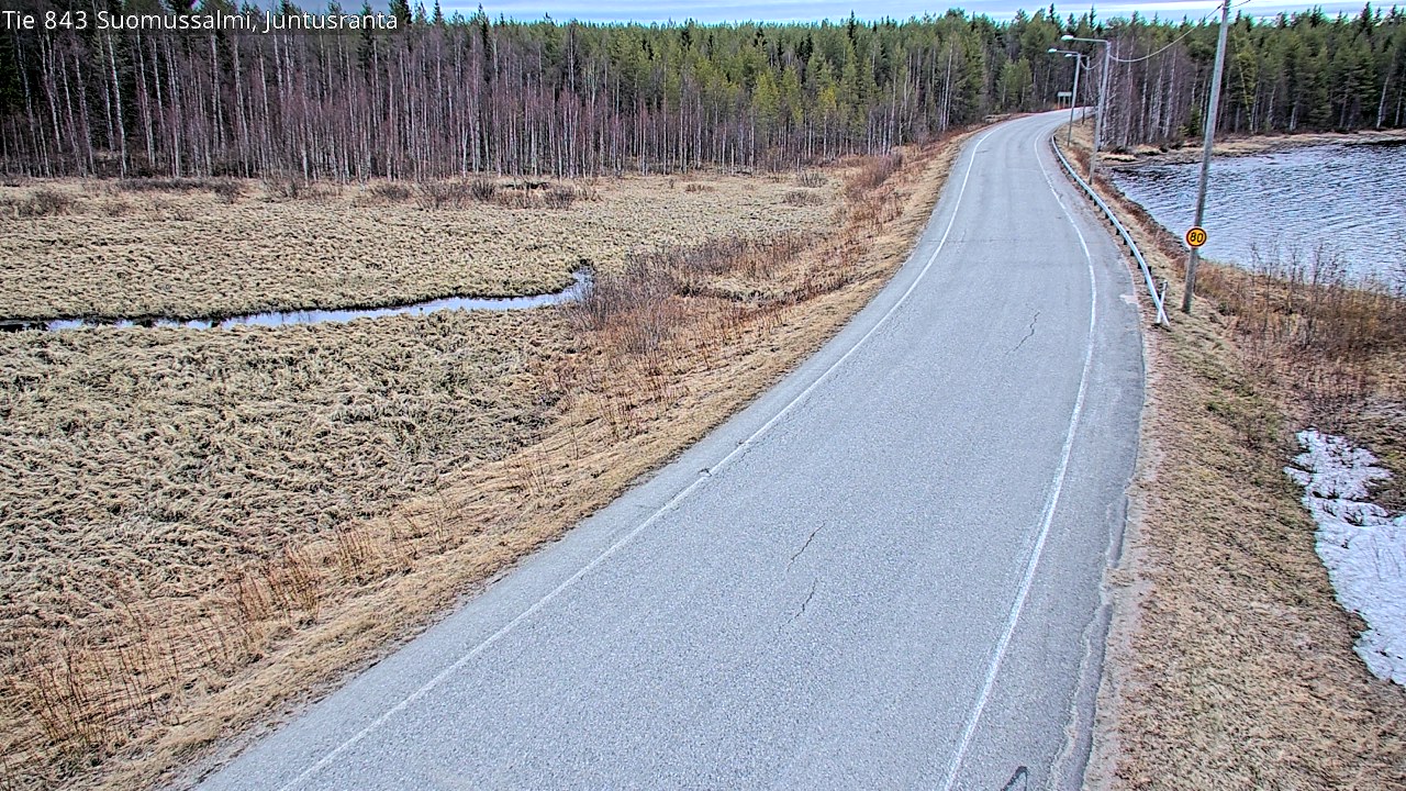 Kelikamerat Kuva Tie 843 Suomussalmi, Juntusranta, Suomussalmi, Kainuu