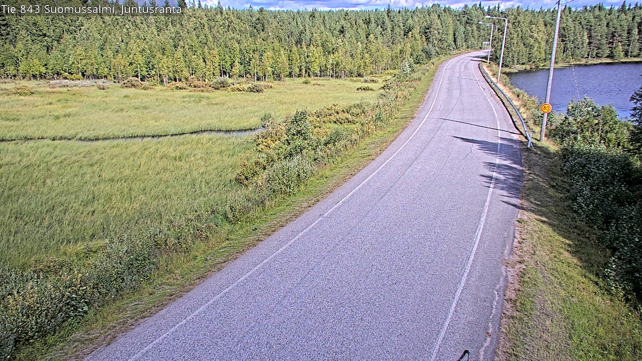 Kelikamerat Kuva Tie 843 Suomussalmi, Juntusranta, Suomussalmi, Kainuu