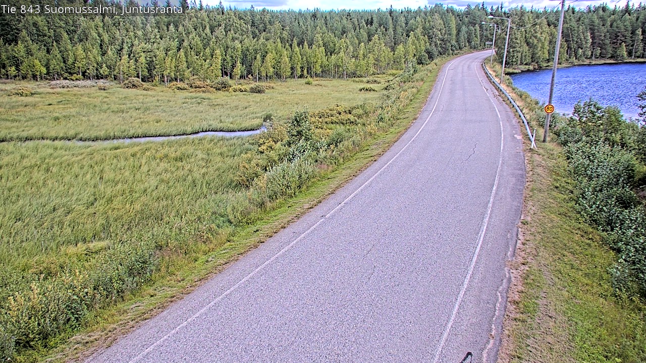 Kelikamerat Kuva Tie 843 Suomussalmi, Juntusranta, Suomussalmi, Kainuu