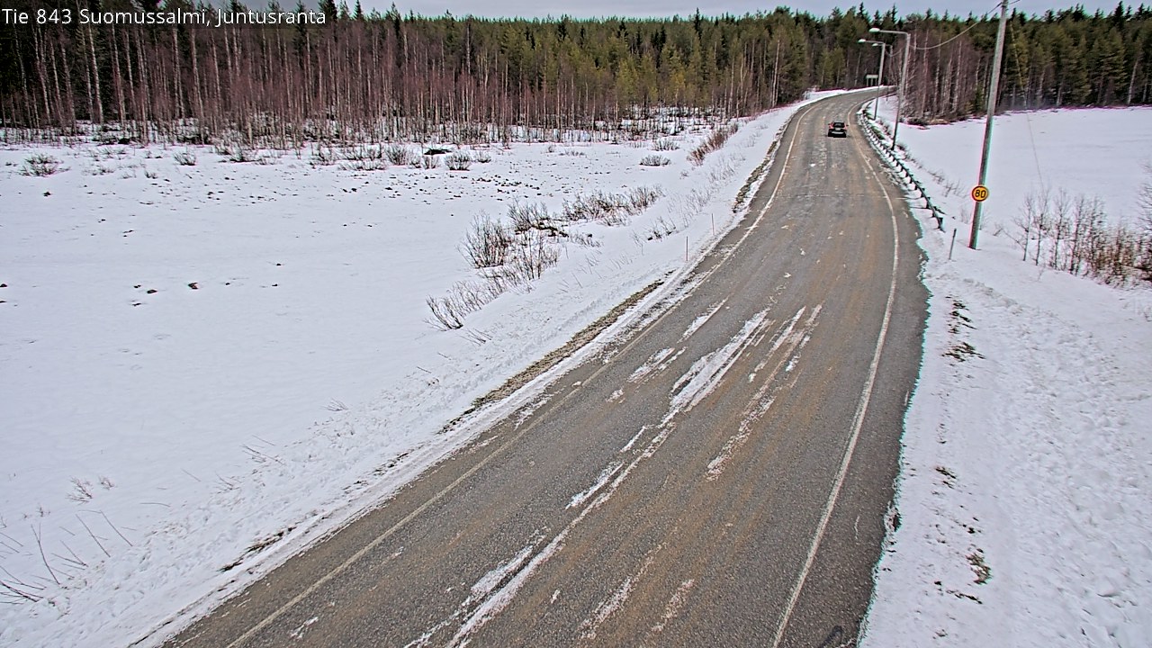 Kelikamerat Kuva Tie 843 Suomussalmi, Juntusranta, Suomussalmi, Kainuu