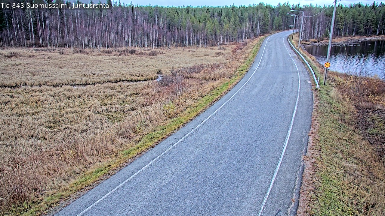 Kelikamerat Kuva Tie 843 Suomussalmi, Juntusranta, Suomussalmi, Kainuu