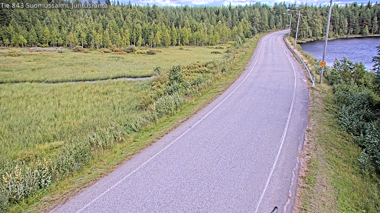 Kelikamerat Kuva Tie 843 Suomussalmi, Juntusranta, Suomussalmi, Kainuu