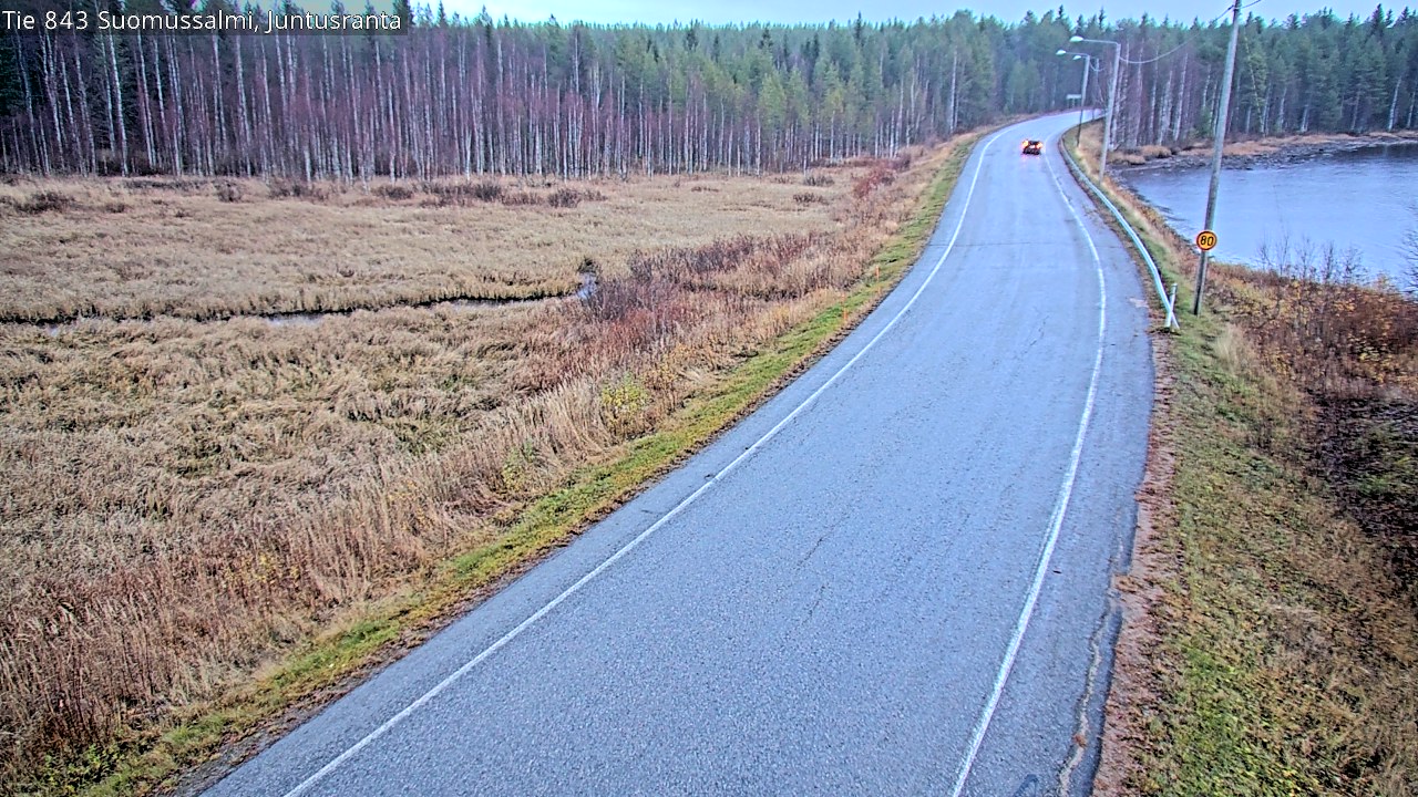 Kelikamerat Kuva Tie 843 Suomussalmi, Juntusranta, Suomussalmi, Kainuu