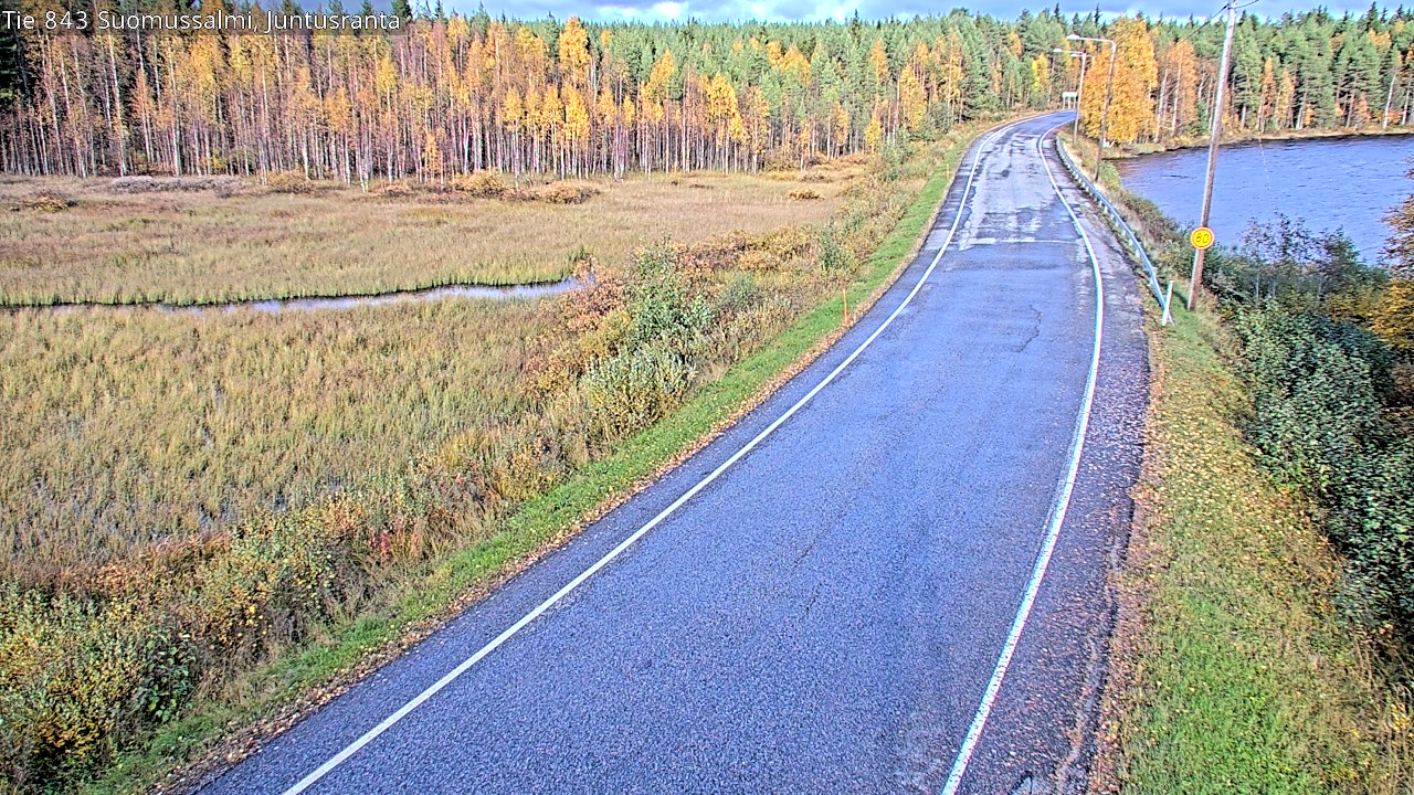 Kelikamerat Kuva Tie 843 Suomussalmi, Juntusranta, Suomussalmi, Kainuu