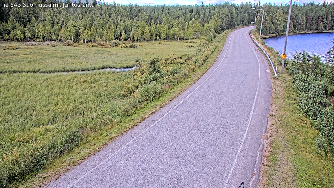 Kelikamerat Kuva Tie 843 Suomussalmi, Juntusranta, Suomussalmi, Kainuu