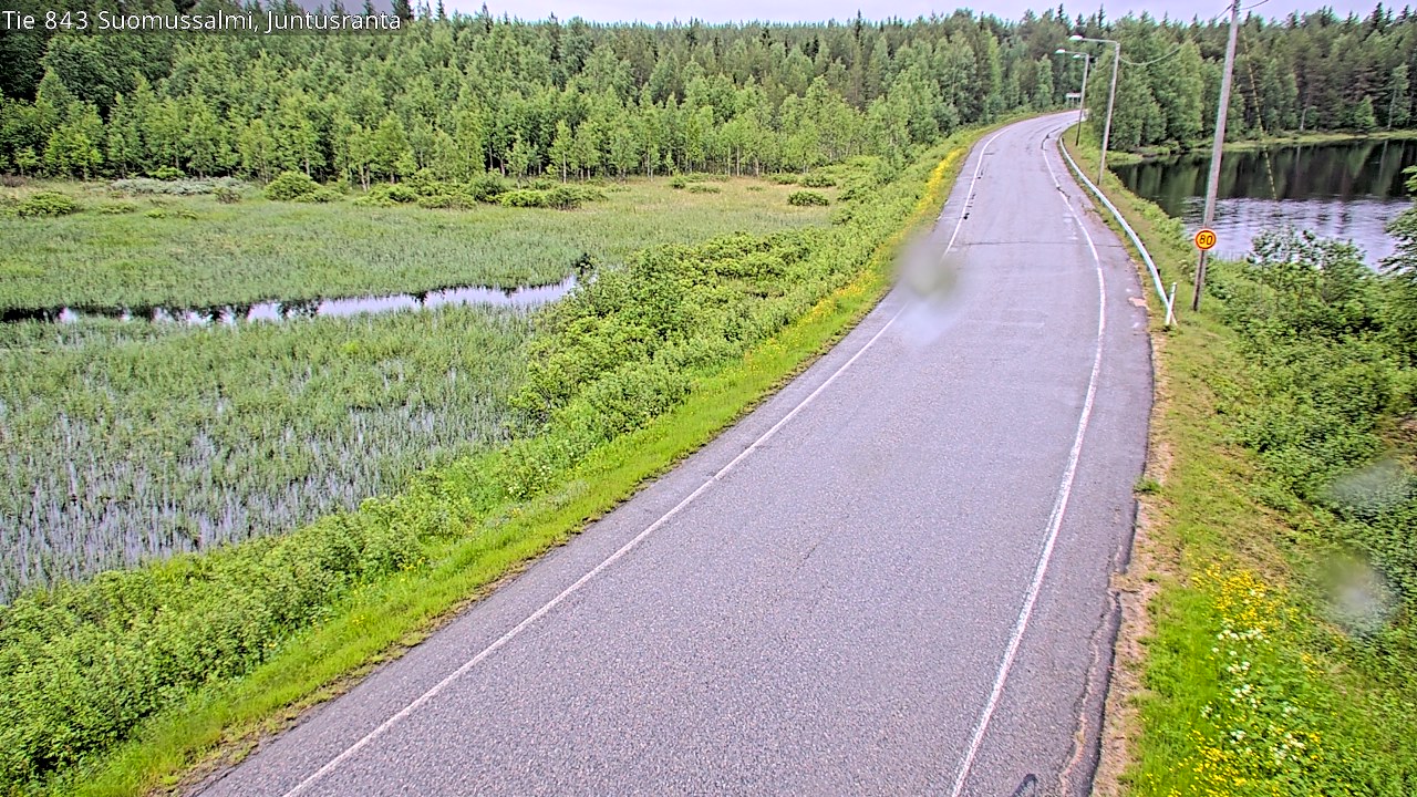Kelikamerat Kuva Tie 843 Suomussalmi, Juntusranta, Suomussalmi, Kainuu
