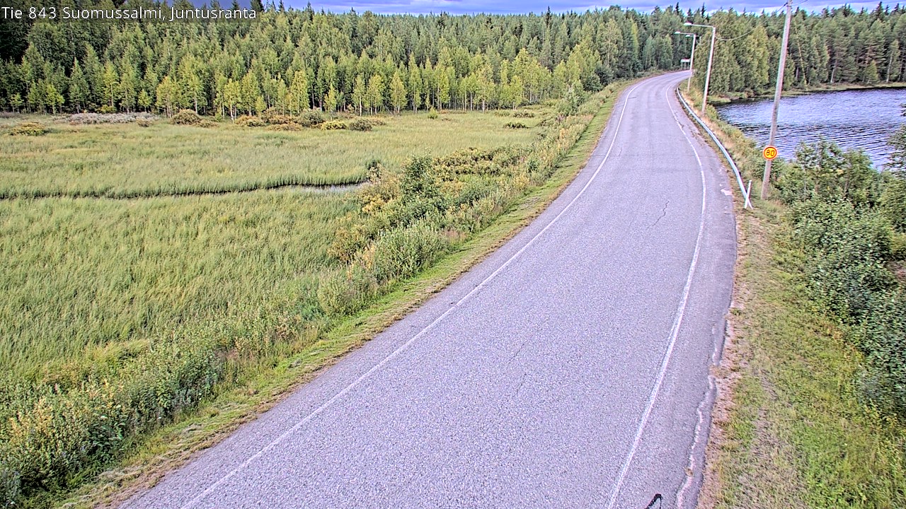 Kelikamerat Kuva Tie 843 Suomussalmi, Juntusranta, Suomussalmi, Kainuu