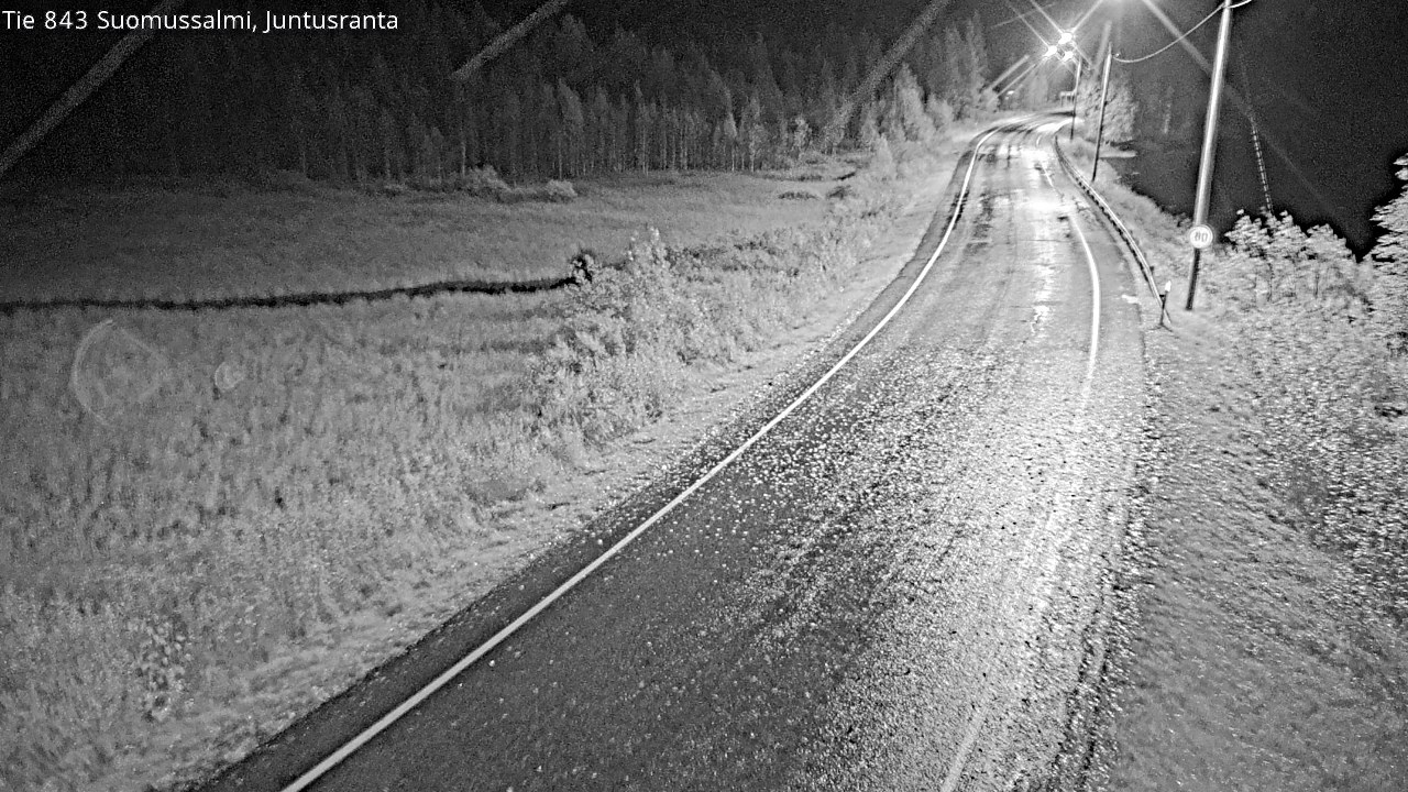 Kelikamerat Kuva Tie 843 Suomussalmi, Juntusranta, Suomussalmi, Kainuu