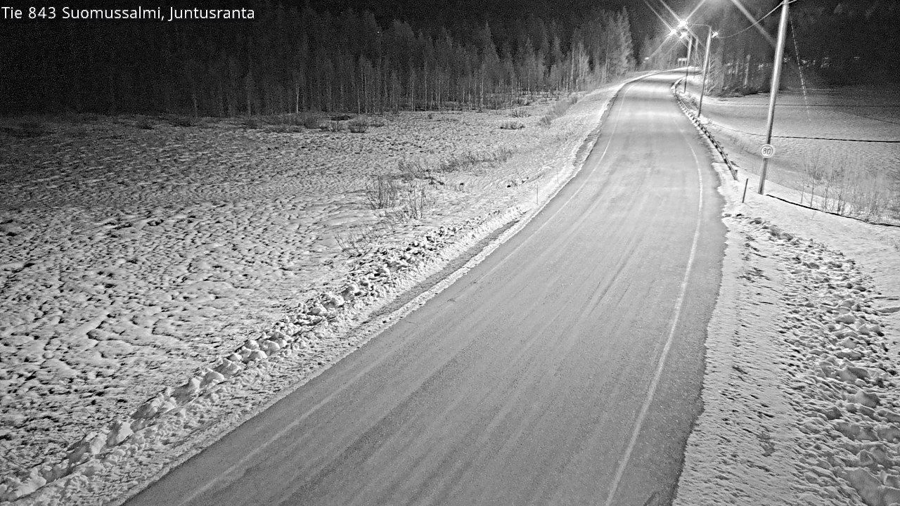 Kelikamerat Kuva Tie 843 Suomussalmi, Juntusranta, Suomussalmi, Kainuu