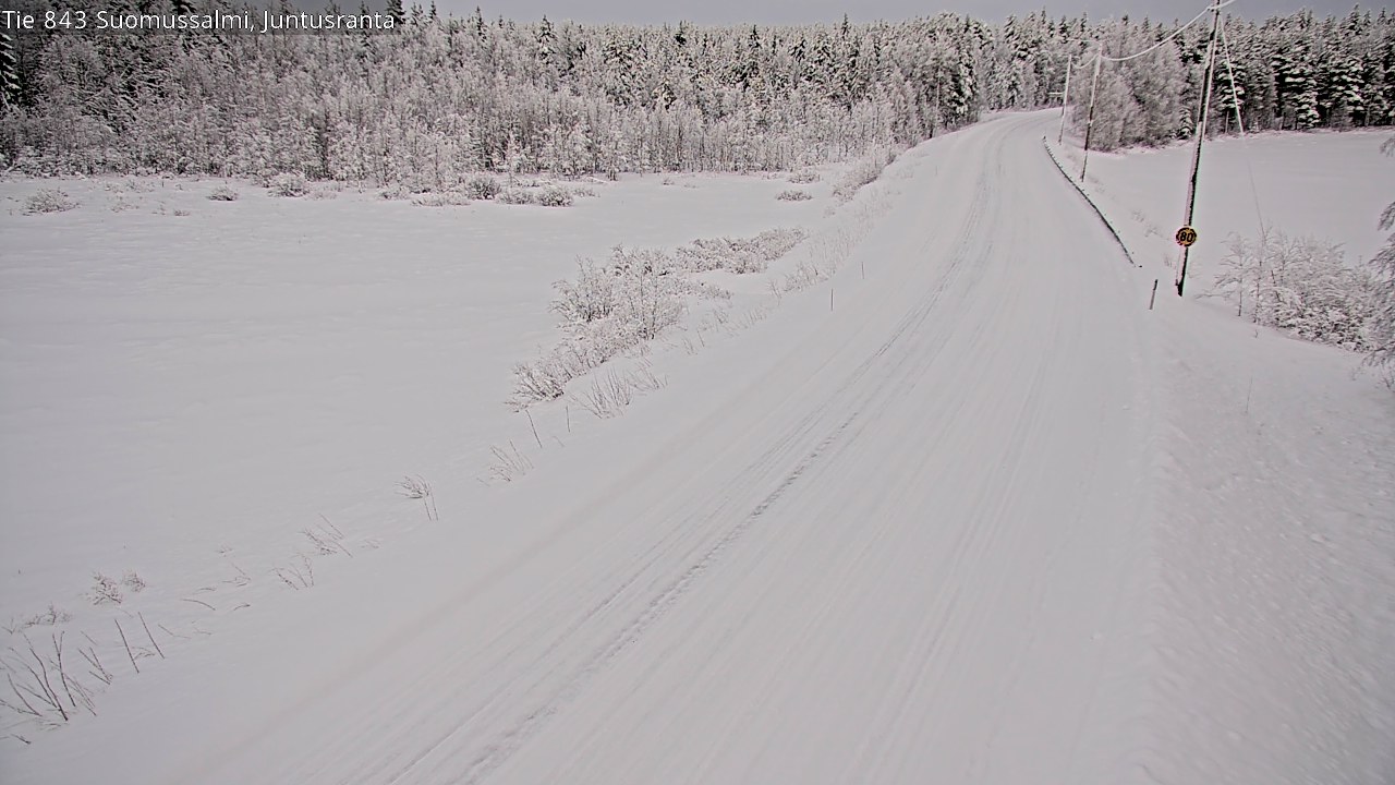 Kelikamerat Kuva Tie 843 Suomussalmi, Juntusranta, Suomussalmi, Kainuu