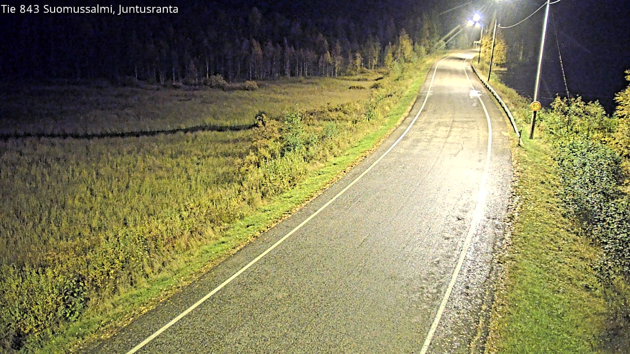 Kelikamerat Kuva Tie 843 Suomussalmi, Juntusranta, Suomussalmi, Kainuu