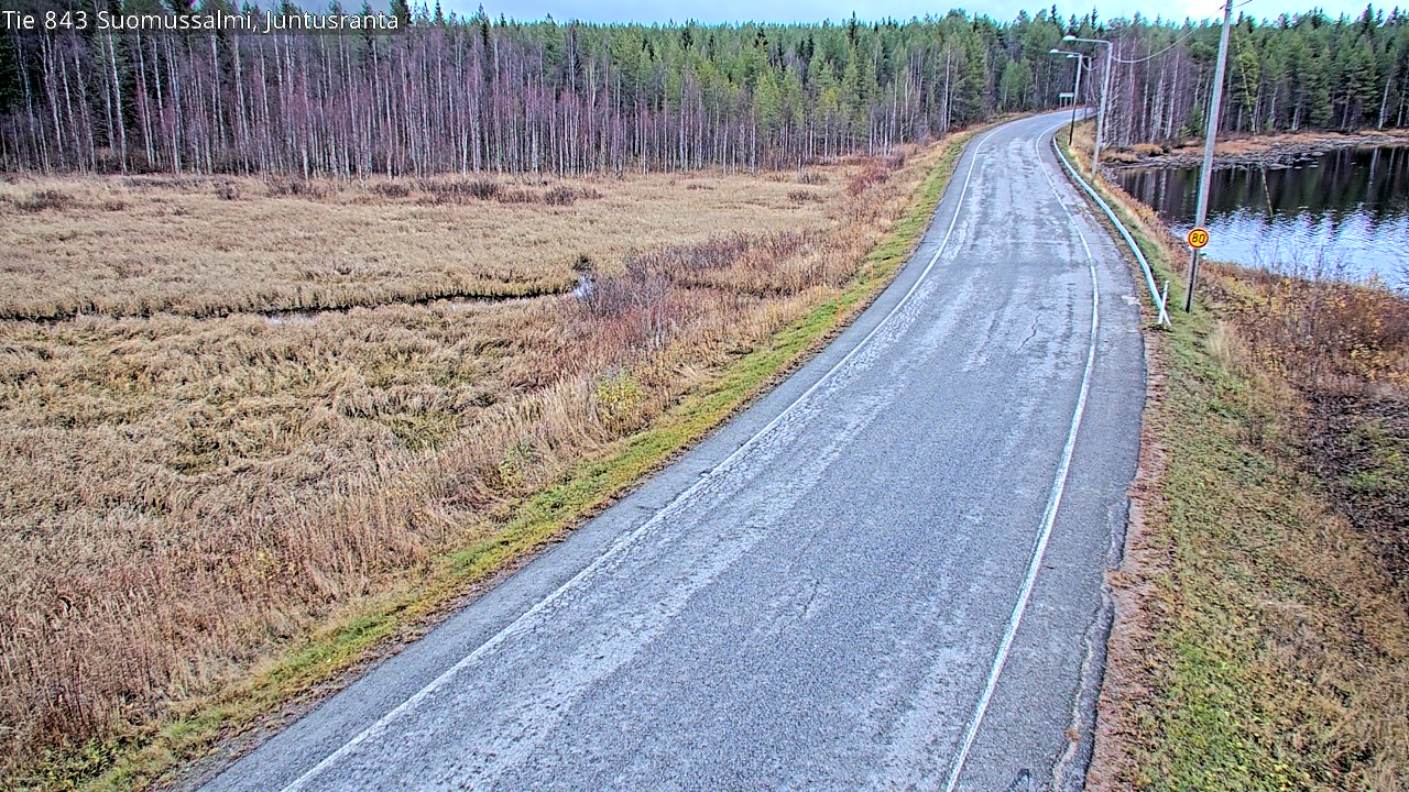 Kelikamerat Kuva Tie 843 Suomussalmi, Juntusranta, Suomussalmi, Kainuu