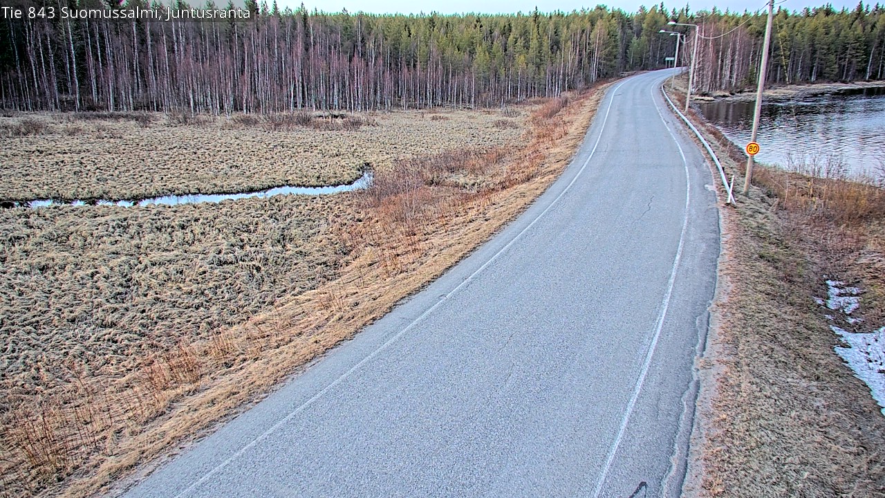 Kelikamerat Kuva Tie 843 Suomussalmi, Juntusranta, Suomussalmi, Kainuu