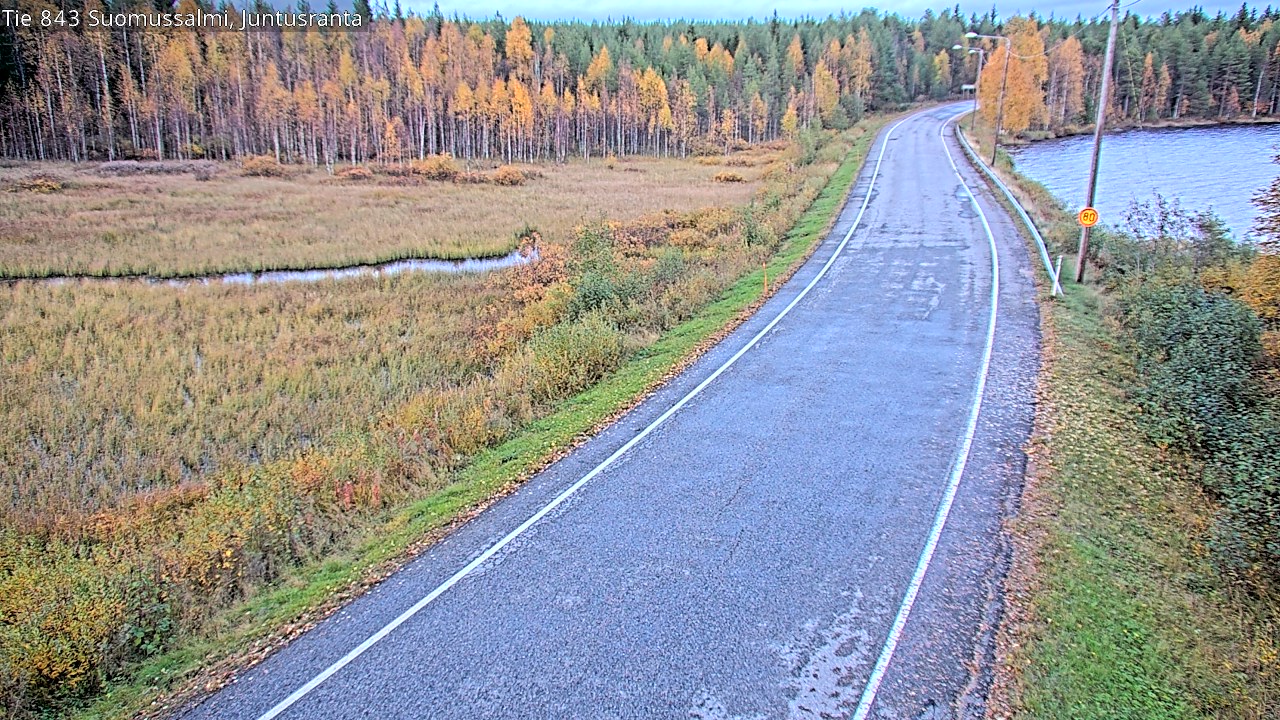 Kelikamerat Kuva Tie 843 Suomussalmi, Juntusranta, Suomussalmi, Kainuu