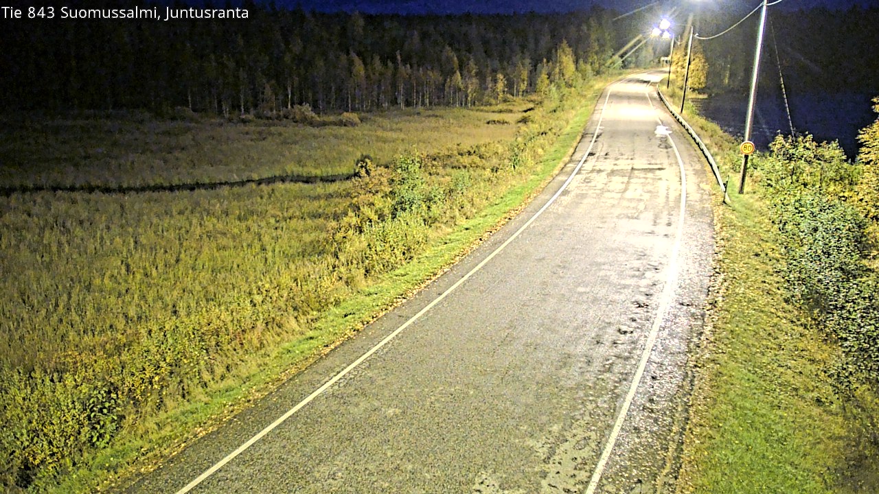 Kelikamerat Kuva Tie 843 Suomussalmi, Juntusranta, Suomussalmi, Kainuu