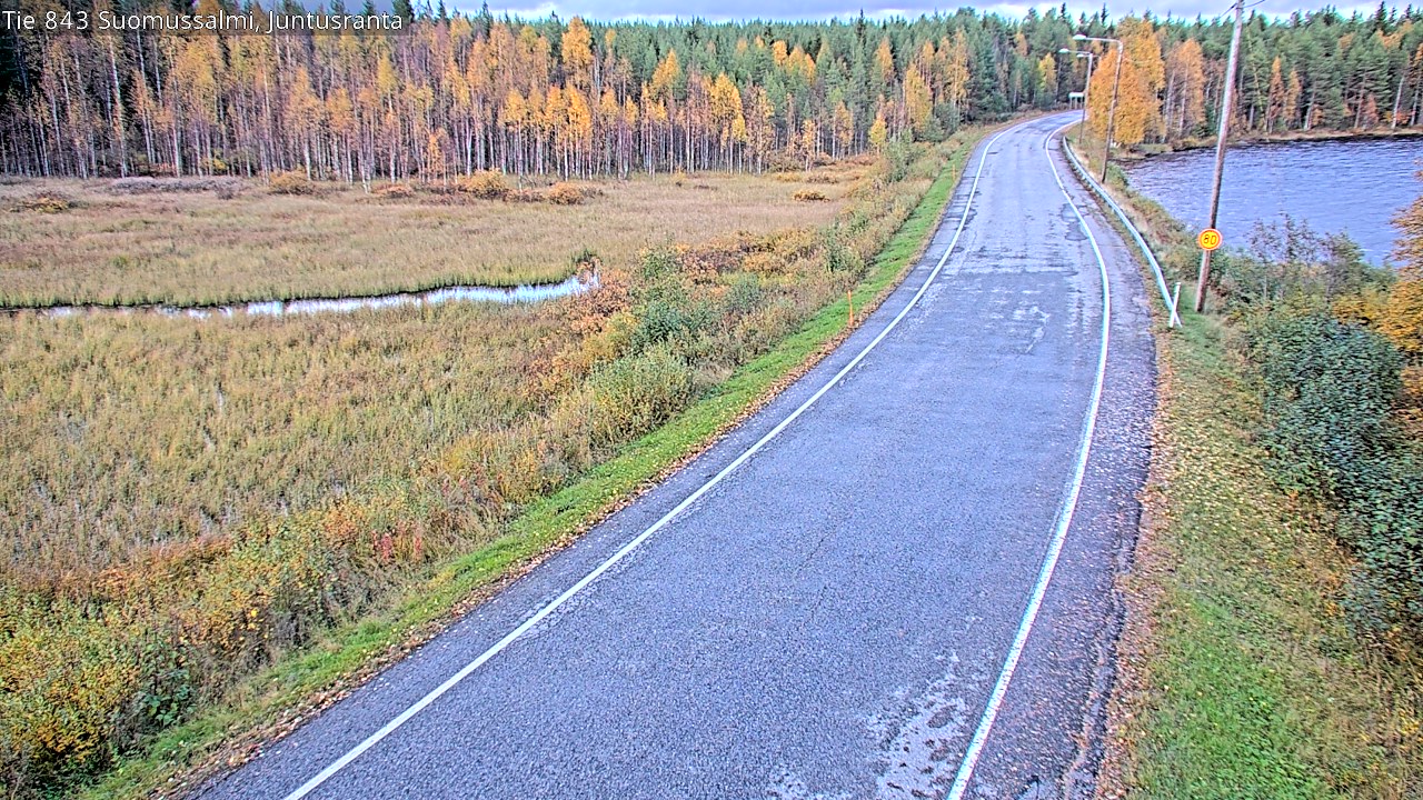 Kelikamerat Kuva Tie 843 Suomussalmi, Juntusranta, Suomussalmi, Kainuu