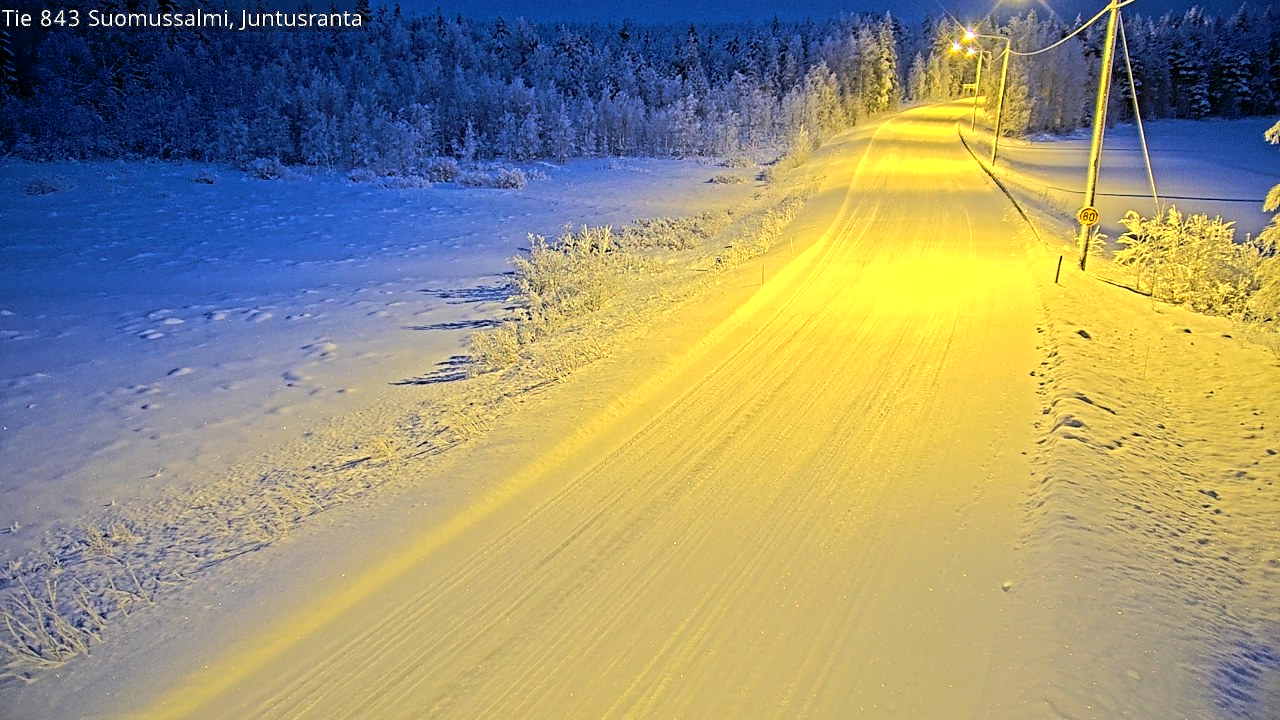 Kelikamerat Kuva Tie 843 Suomussalmi, Juntusranta, Suomussalmi, Kainuu