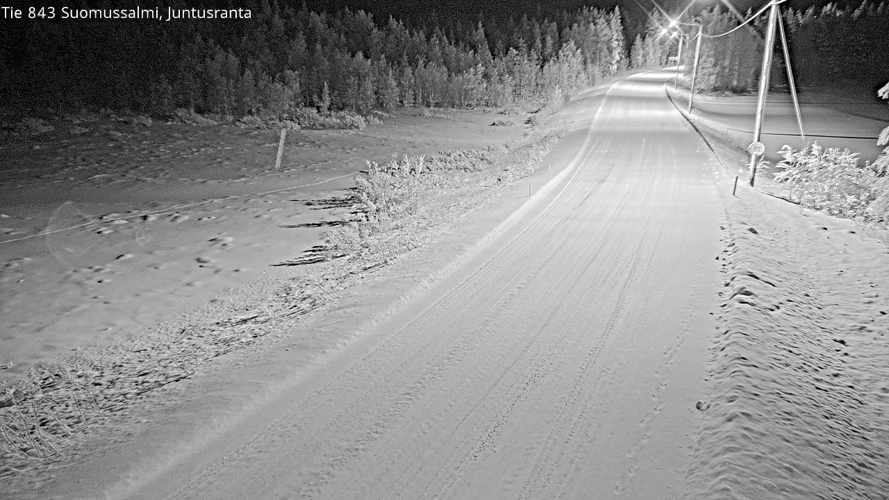 Kelikamerat Kuva Tie 843 Suomussalmi, Juntusranta, Suomussalmi, Kainuu