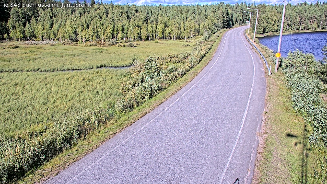 Kelikamerat Kuva Tie 843 Suomussalmi, Juntusranta, Suomussalmi, Kainuu