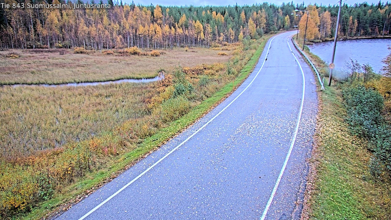 Kelikamerat Kuva Tie 843 Suomussalmi, Juntusranta, Suomussalmi, Kainuu