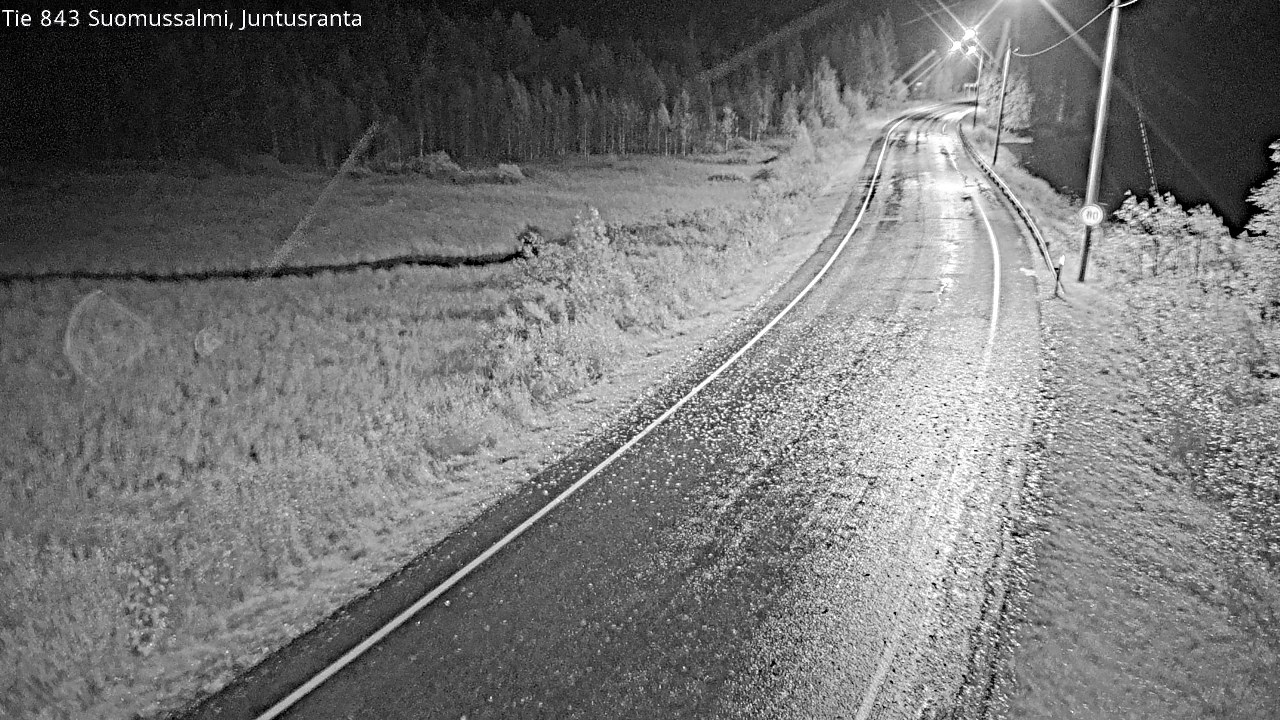 Kelikamerat Kuva Tie 843 Suomussalmi, Juntusranta, Suomussalmi, Kainuu
