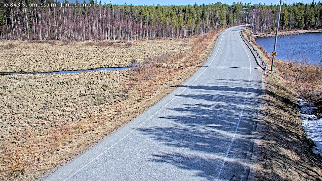 Kelikamerat Kuva Tie 843 Suomussalmi, Juntusranta, Suomussalmi, Kainuu
