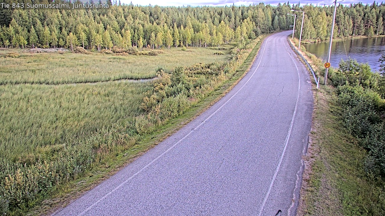 Kelikamerat Kuva Tie 843 Suomussalmi, Juntusranta, Suomussalmi, Kainuu