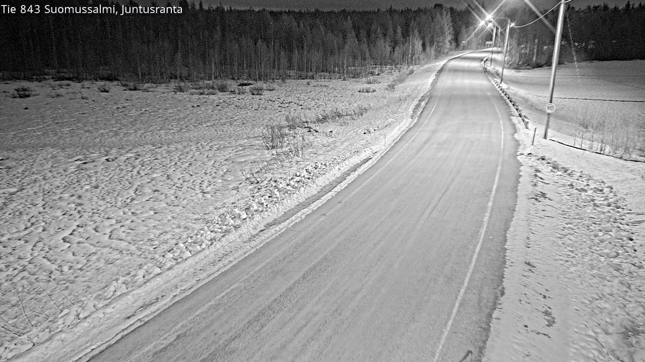 Kelikamerat Kuva Tie 843 Suomussalmi, Juntusranta, Suomussalmi, Kainuu