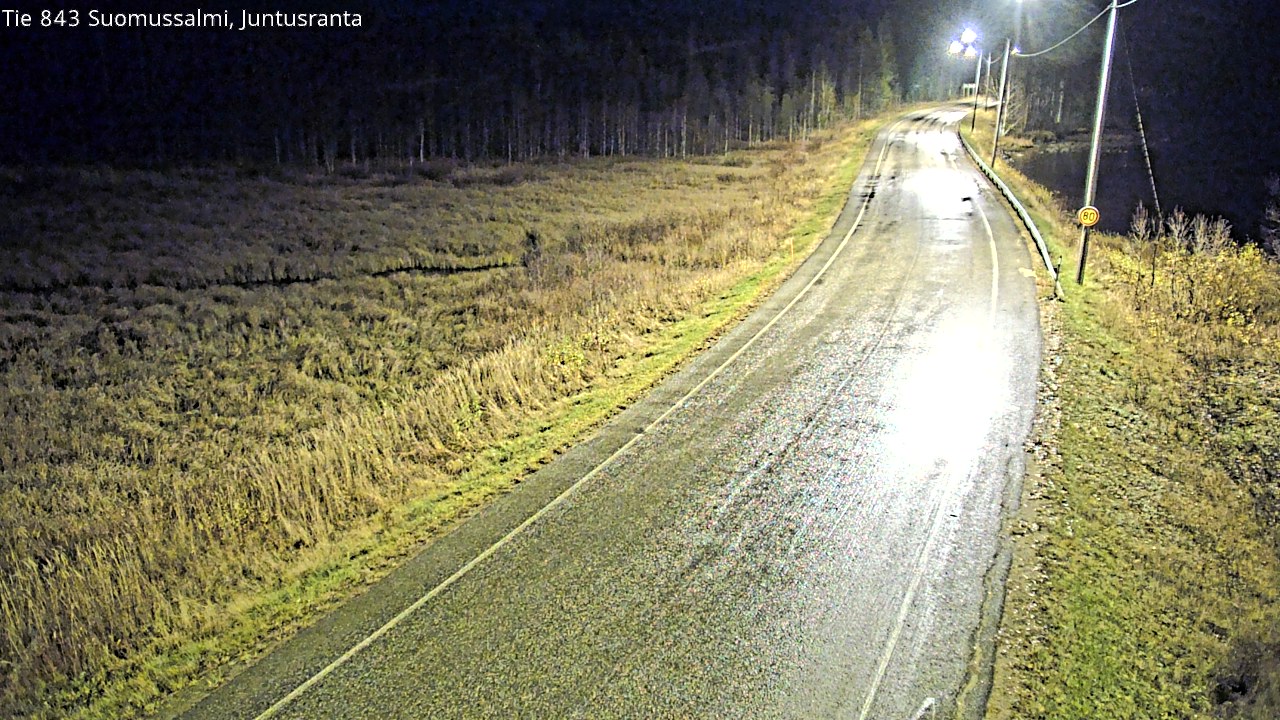 Kelikamerat Kuva Tie 843 Suomussalmi, Juntusranta, Suomussalmi, Kainuu
