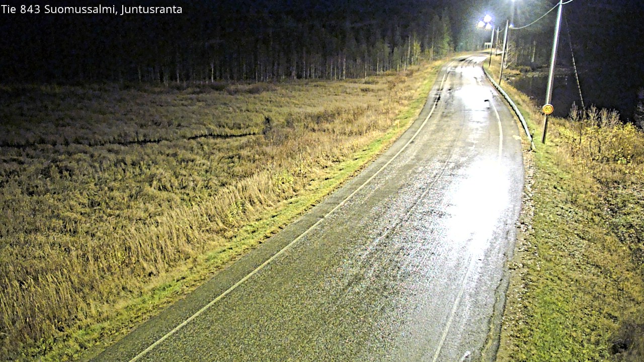 Kelikamerat Kuva Tie 843 Suomussalmi, Juntusranta, Suomussalmi, Kainuu