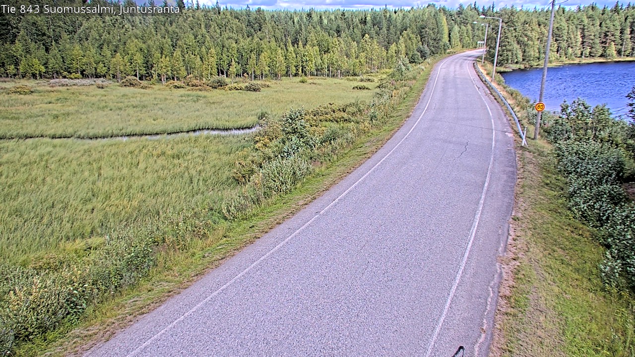 Kelikamerat Kuva Tie 843 Suomussalmi, Juntusranta, Suomussalmi, Kainuu